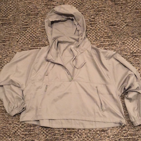 Girlfriend Matcha Huddle Half Zip Windbreaker - Picture 2 of 7